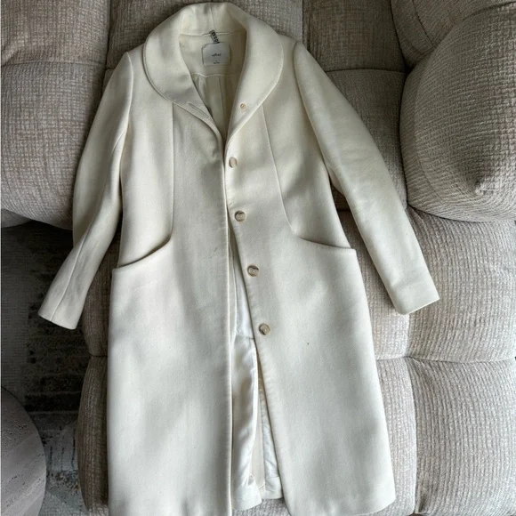 Wilfred Jackets Coats Wilfred Cream Wool Coat Poshmark